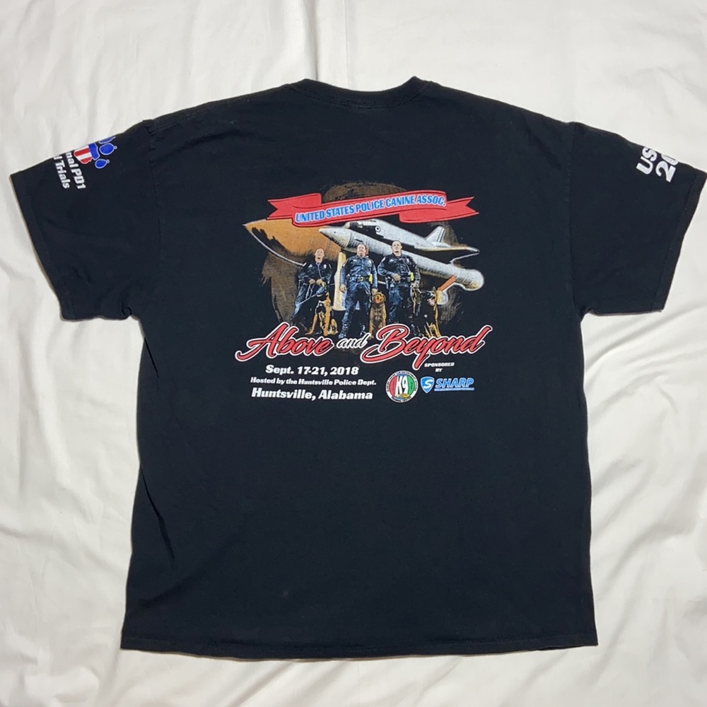 United States Police Canine Association Shirt. Men’s Large.  2018